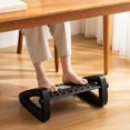 thumbnail image 5 of Tabouret Marchepied Fonction Rouleau de Massage Style Simple Matériau Plastique Compact Repose-Pieds pour sous le Bureau, 5 of 5