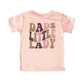 thumbnail image 4 of Dad's Little Lady Shirt for Girls Retro Distressed Daddy's Girl Tee for Toddlers and Kids Peach Shirt Youth Large, 4 of 5