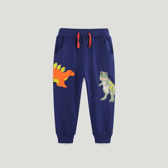 Asxite Toddler Casual Loose Sweatpants Winter Pants Print 2-10 Y