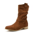thumbnail image 2 of Uinagy Women's Side Zip Low Heel Ankle Boots, 2 of 9