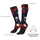thumbnail image 4 of Balery Red Blue White Stars Calcetines novedosos Calcetines deportivos Calcetines hasta la rodilla Calcetines de algodón Calcetines originales y geniales, 4 of 6