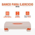 thumbnail image 2 of Banco Escalon De Ejercicio Step Rutinas Aerobics Ajustable, 2 of 6