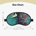 thumbnail image 4 of Salouo Cartoon Art Skull Pattern Eye Masks, 1-Pack Sleep Mask Eye Cover Washable Sleeping Eyeshade Block Sleep Shade Cover Light Reduces Traveling Gifts, 4 of 7