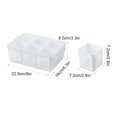 thumbnail image 3 of Cateissary Caja de almacenamiento para refrigerador de cocina con compartimentos separados, caja de almacenamiento para refrigerador de cocina Almacenamiento y organización del hogar, 3 of 6