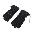 thumbnail image 3 of Guantes Térmicos eléctricos de nailon impermeables con pantalla táctil, Guantes Térmicos con batería para esquiar y montar al aire libre en invierno, 1 par, 3 of 10