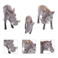 thumbnail image 4 of 1 Set/3pcs Lifelike Animal Wild Boar Model Mini Farm Decor Wild Boar Statue Toy, 4 of 8