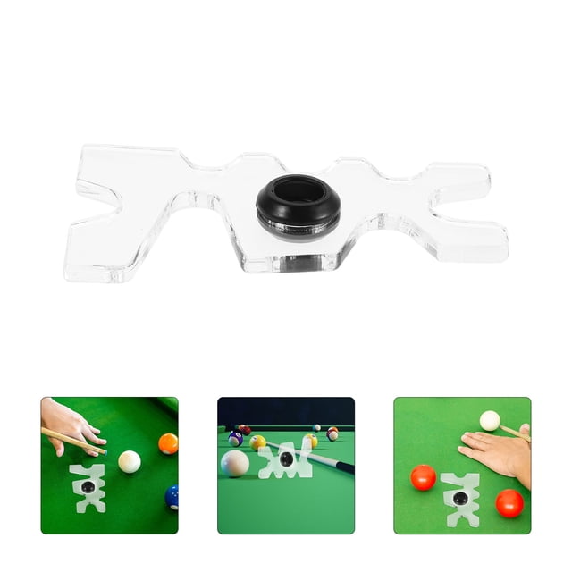 GOOHOCHY 1Pack Modern Acrylic Pool Cue Rack for Billiard Enthusiasts Home Use