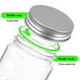 thumbnail image 3 of MOVTOTOP 20 Pcs Small Glass Jars 50ml Glass Bottles Glass Food Can Grain Storage Jar Small Containers With Lids, 3 of 8