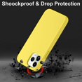 thumbnail image 2 of FFIY Compatible with iPhone 12 and iPhone 12 Pro Case 6.1 inch, Liquid Silicone Full Body Protection Cover Case with Soft Microfiber Cloth Lining for iPhone 12 and iPhone 12 Pro 2020, Lavender, 2 of 7
