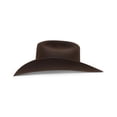 thumbnail image 2 of Sombrero Stetson para Hombre 6X Skyline Chocolate Talla 7 3/8, 2 of 4