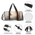 thumbnail image 4 of Sikiie Relaxing Cat With Tea Duffel Bag, Travel Bag, Sports Gym Bag - Ideal for Sports, Gym, Overnight Stays, 4 of 6