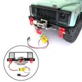 thumbnail image 3 of Parachoques delantero con cabrestante, de remolque, placa de protección de cables de control, para MN D90 D99S RC Car Climbing Car Accesorio pa Baoblaze parachoques del coche rc, 3 of 8