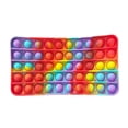 thumbnail image 1 of ZAXARRA Stress Relief Silicone Stationery Box Tie-dye/Solid Color Pencil Case, 1 of 4