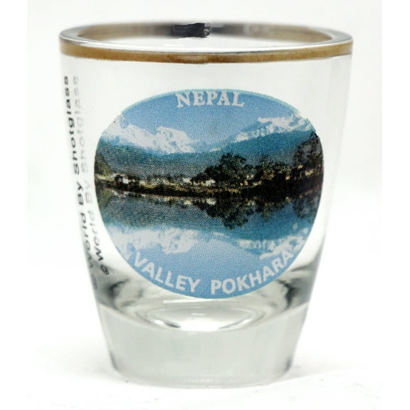Nepal Valley Pokhara Shot Glass