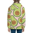 thumbnail image 4 of Kll Unisex Kids Boys Girls Hooded Pocket Pullover Hoodies-Cute Avocado, 4 of 9