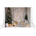 thumbnail image 3 of Mistaha 2.1 * 1.5m/7 * 5ft Christmas Tree Backdrop Star Photography Background Children Kids, 3 of 7