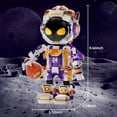 thumbnail image 3 of Basketball Player Building Blocks with Lights and Acrylic Display Box,Space Astronaut Building Blocks Toy,STEM Building Kits Toys Gifts for Kids Boys Christmas Birthday Gifts, 3 of 8