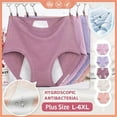 thumbnail image 6 of BOOMILK 3 Pack Period Underwear for Women Plus Size High Waisted Leakproof Cotton Panties Hygroscopic Comfort Menstrual Briefs, 6 of 7