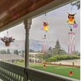 thumbnail image 4 of PATLOLLAV Wind Chimes ,Metal Pendant Creative Glass Painted bell, Lucky Double Wings Owl and Beads Hanging Chime for Good Luck, Safe, Home Garden Patio Hanging Decoration Gift, 4 of 5