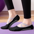 thumbnail image 2 of successthop Grip Socks Women Pilates and Yoga Yoga Gym Homewear Workout Ladies Criss Non Slip Sock for Gifts Black, 2 of 7