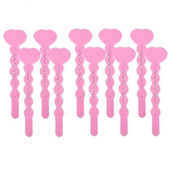 Rizadores de pelo Strade Fareast Limited 4 piezas Diseño de Llave en Forma de Corazón Rosa