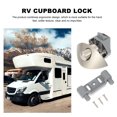 thumbnail image 3 of OULII 1 Set Metal Cabinet Lock Zinc Alloy Half Moon for RV Furniture Drawers, 3 of 8