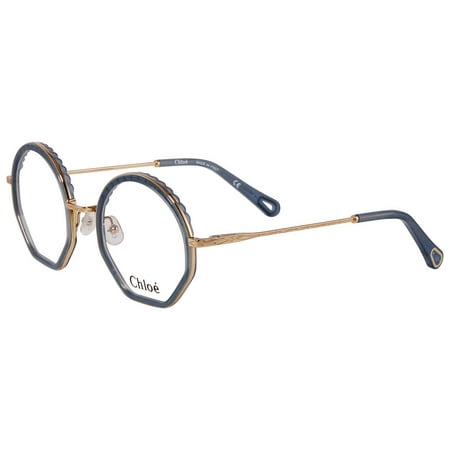 Chloe Ladies Blue Round Eyeglass Frames CE2143 449 50