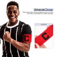 thumbnail image 4 of COOPHYA 8 Pcs Captain Armband Green High Elastic Material Versatile For Training Fitness for Fan Gear, 4 of 7