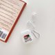 thumbnail image 4 of Estuche para auriculares con etiqueta retro transparente para Airpods Pro 3, caja de carga inalámbrica con Bluetooth para Airpod 2, estuche con código 1, funda de silicona suave, 4 of 5