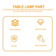 thumbnail image 3 of IFANLANDOR 1Set Usb Table Lamp Adapter Black Plastic Light Socket Plug Adapter for Adults, 3 of 8