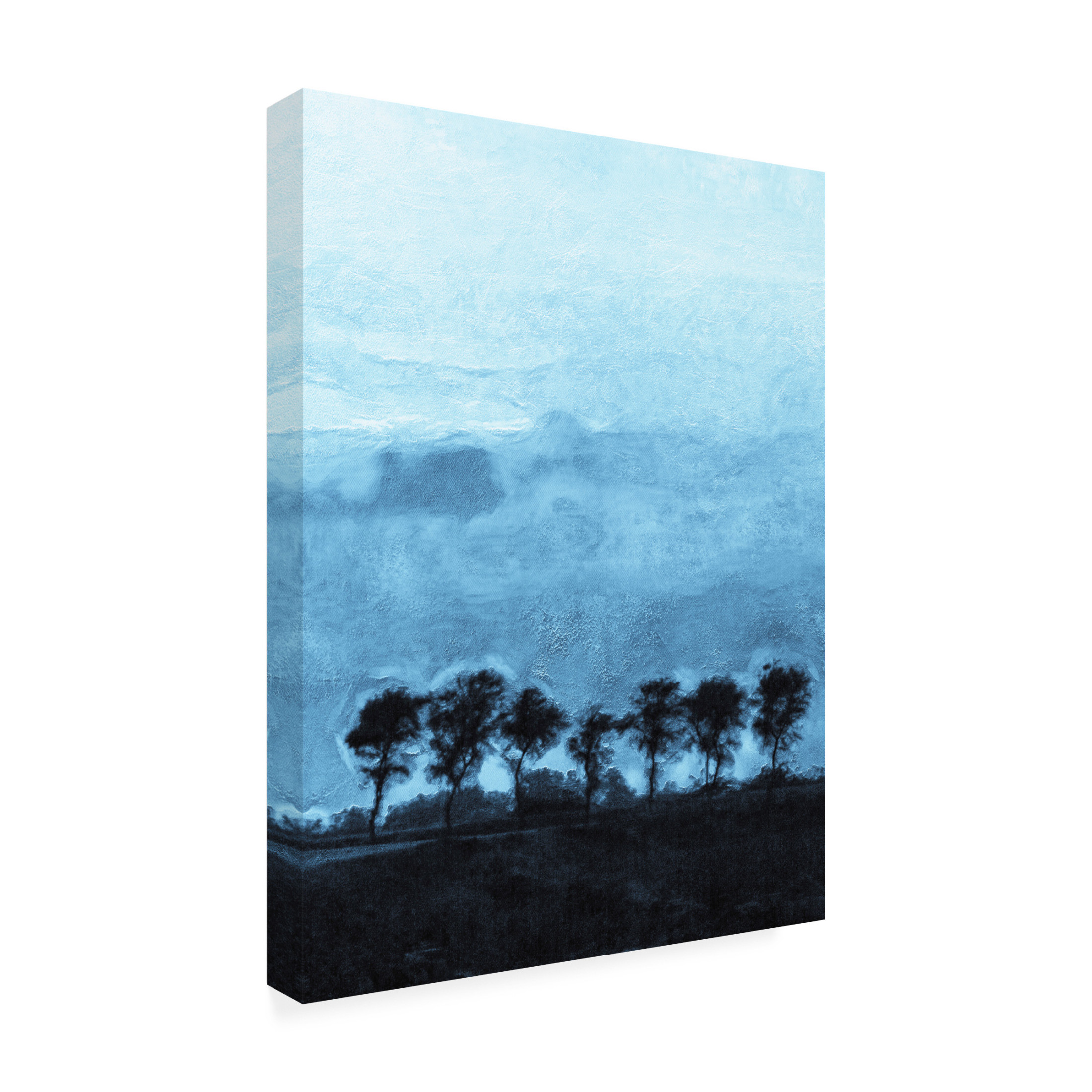 Trademark Fine Art Alonzo Saunders  Blue Dawn Horizon I Canvas Wall Art