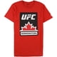 thumbnail image 4 of Camiseta gráfica Reebok UFC Edmonton para hombre Rojo Grande, 4 of 4