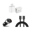 thumbnail image 1 of 18W Dual-Port Car & Wall Chargers for Samsung Galaxy Z Fold2 (USB-C Power Delivery/USB-A Quick Charge 3.0) and USB C to USB C Cable (3.3 Feet), 1 of 9