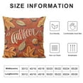 thumbnail image 5 of Fall Pillow Covers, Hello Fall Throw Pillow Cover, Farmhouse Fall Lumbar Pillow, Outdoor Pumpkin Maple Fall Pillow Cases, Decorative Autumn Thanksgiving Harvest Couch Pillow Covers, 5 of 5
