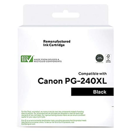 MyOfficeInnovations Remanufactured Inkjet Cartridge Canon PG-240XL (5206B001) Blk Hi Yield 1004266 Remanufactured Black Ink Cartridge  High Yield compatible with Canon PG-240XL. Delivers excellent print quality  sharp images  and text - up to a 300 page yield. Package includes one black ink cartridge for use with compatible ink-jet printer. This ink cartridge delivers high-quality printing. Sold as 1 Each.