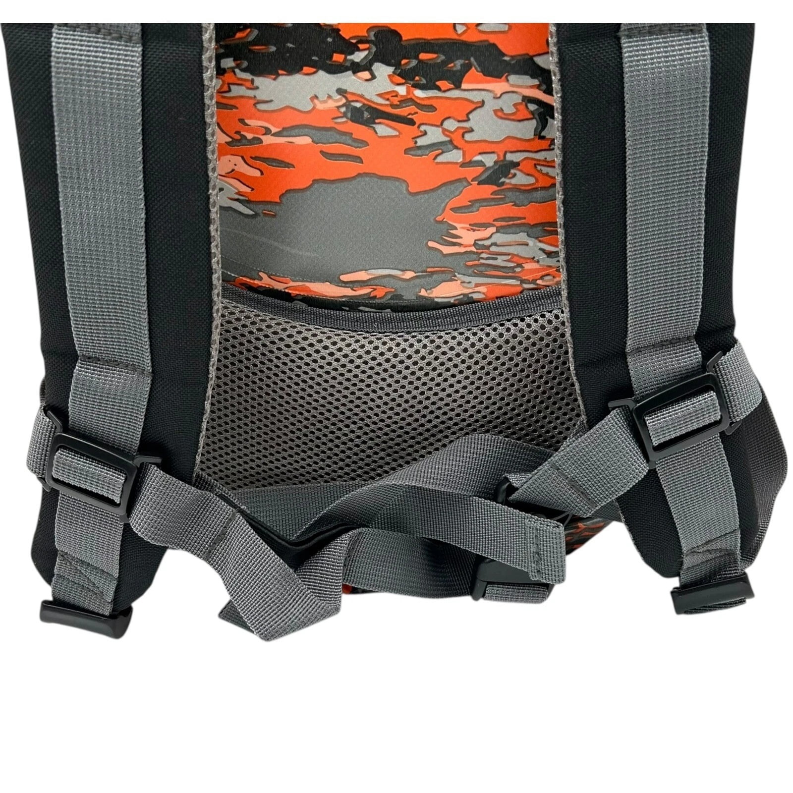 GECOBRANDS Hydroner 20L Camo Dry Bag Waterproof Backpack Orange-Gray Roll Top