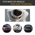 thumbnail image 5 of Kdxio Smiling Polar Bear License Plate Car Front License Plate Car Decoration Car Accessories Front Tag Plate Standard Size, 5 of 8