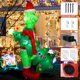 thumbnail image 2 of Decoración navideña inflable para exteriores, LOCOLY, monstruo verde de 7 pies, 2 of 8
