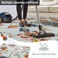 thumbnail image 5 of Green Spring Floral Outdoor Rug for Patio/Deck/Porch, Non-Slip Large Area Rug 4 x 6 Ft, Summer Botanical Vintage Birds Indoor Outdoor Rugs Washable Area Rugs, Reversible Camping Rug Carpet Runner, 5 of 8