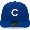 thumbnail image 2 of Men's New Era  Royal Chicago Cubs White Logo-Low Profile 59FIFTY Fitted Hat, 2 of 6