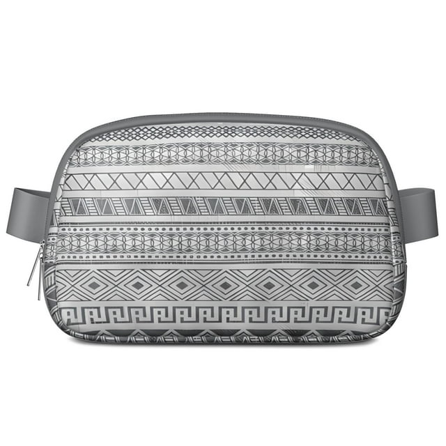Vintage Bohemian Fanny Pack – Waterproof Waist Bag, Adjustable for Running, Cycling (Hippie Exotic Print)