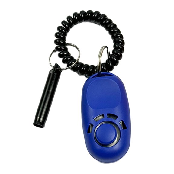 Acahhotxx Sound Toys, Pet Training Clickers with Keyring Dog Training Clickers Combo for Behavioral Training - Blue