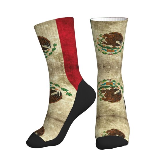 Mens Womens Mexico Funny Funky Crazy Novelty Colorful Dress Socks