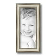 thumbnail image 2 of ArtToFrames 5" x 12" Antique Silver Panel Picture Frame, 5x12 inch Silver Wood Poster Frame (WOM-4760), 2 of 7