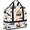 Multicolour 2, variant on Herdesigns Nautical Sailboat Foldable Travel Duffel Bag for Women Men, Cloud Star Fish Weekend Overnight Carry On Bags with Shoe Compartment