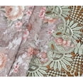 thumbnail image 2 of Xiao Hua Mantel de encaje de damasco con patchwork, cuadrado de lujo, para mesa pequeña, elegante mantel de encaje floral bordado, para fiestas, cocinas, comedores, picnics (tipo D, 56 x 56 cm), 2 of 2