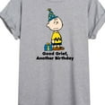 thumbnail image 3 of Peanuts - Good Grief Another Birthday  - Women's Oversized Graphic T-Shirt, 3 of 6
