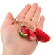 thumbnail image 3 of Llavero con colgante de sandía simulada, mini sandía falsa, colgante para bolso DIY, 3 of 8