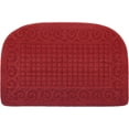 thumbnail image 1 of shiyou-Half Round Kitchen Rug, Anti Fatigue Mat, Made of 100% Polypropylene, Non-Slip, Dirt-Resistant, Absorbent, Machine Washable, 27" x18" (Red), 1 of 4
