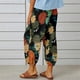 thumbnail image 4 of Pantalones con estampado floral para mujer,Pantalones de pierna ancha para mujer, pantalones casuales florales con cintura elástica, pantalones casuales florales para mujer, pantalones casuales de alta capacidad, 4 of 6